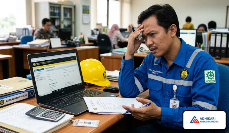 kesalahan saat mengajukan SBUJPTL
